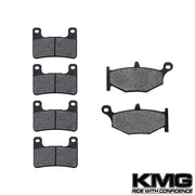 2008-2011 Suzuki GSX 1300 B-King Front + Rear Non-Metallic Organic NAO Brake Pads Set