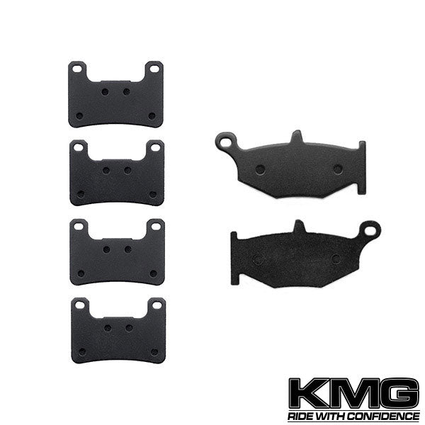 2008-2011 Suzuki GSX 1300 B-King Front + Rear Non-Metallic Organic NAO Brake Pads Set