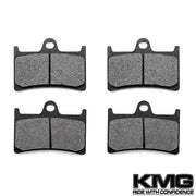 2005-2007 Yamaha YZF R6 (310mm rotor) Front Non-Metallic Organic NAO Disc Brake Pads Set