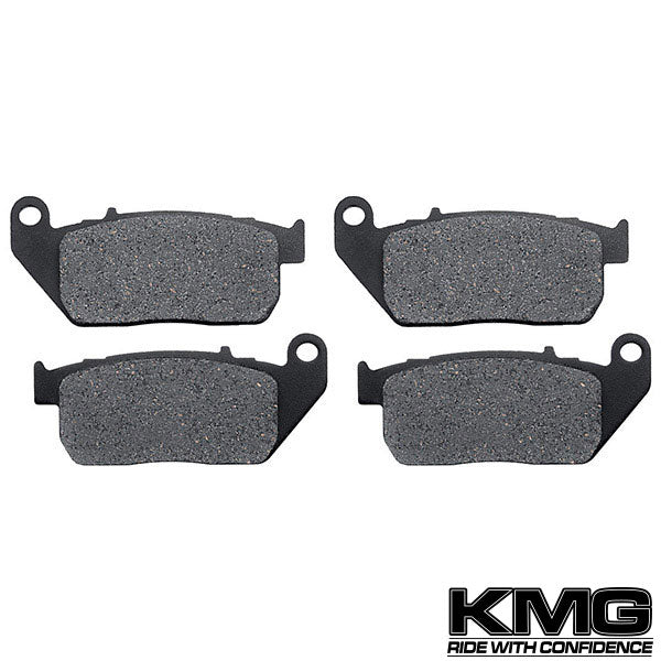 2010 Harley Davidson Sportster XL 883 Roadster Front Non-Metallic Organic NAO Disc Brake Pads Set