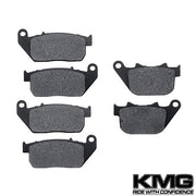 2004-2008 Harley XL 1200 R Sportster Roadster Front + Rear Non-Metallic Organic NAO Brake Pads Set