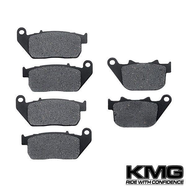 2004-2008 Harley XL 1200 R Sportster Roadster Front + Rear Non-Metallic Organic NAO Brake Pads Set