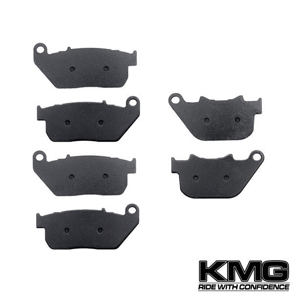 2004-2008 Harley XL 1200 R Sportster Roadster Front + Rear Non-Metallic Organic NAO Brake Pads Set