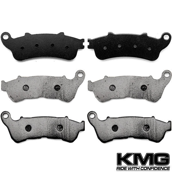2008 Honda XL 1000 VA8 Varadero Front + Rear Non-Metallic Organic NAO Brake Pads