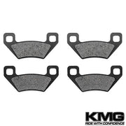 2007-2011 Arctic Cat 366 Auto 4X4 Front Non-Metallic Organic NAO Disc Brake Pads Set