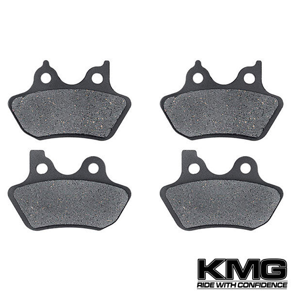 2006 Harley FXDCi Dyna Super Glide Custom Front + Rear Non-Metallic Organic NAO Brake Pads Set