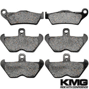 1993-1999 BMW R 1100 GS Front + Rear Non-Metallic Organic NAO Brake Pads