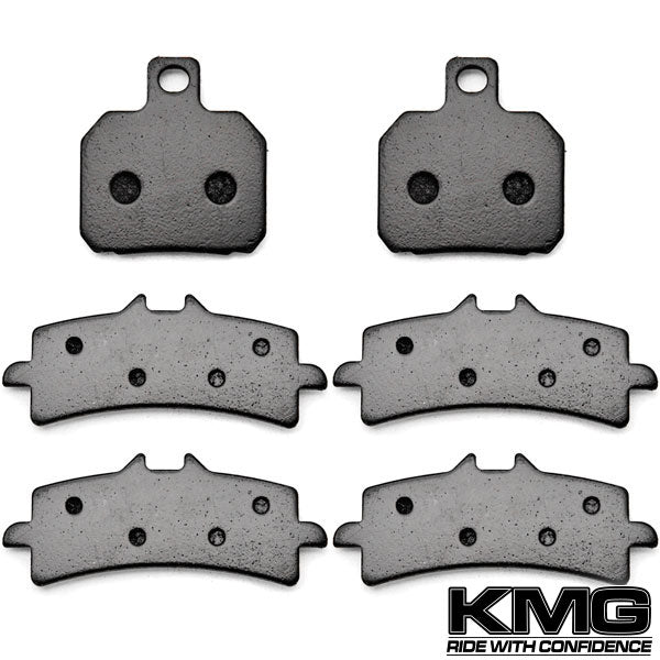2007-2008 Ducati 1098 1098S Front + Rear Non-Metallic Organic NAO Brake Pads