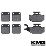 2002 Suzuki LTA 500 FK2 Vinson 4WD Front + Rear Non-Metallic Organic Brake Pads