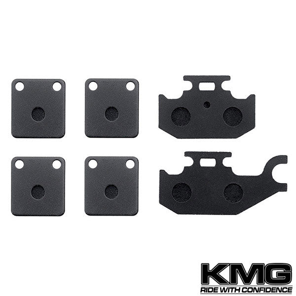 2002 Suzuki LTA 500 FK2 Vinson 4WD Front + Rear Non-Metallic Organic Brake Pads