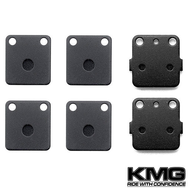 2004-2011 Yamaha YFM 350 Raptor Front + Rear Non-Metallic Organic NAO Brake Pads Set