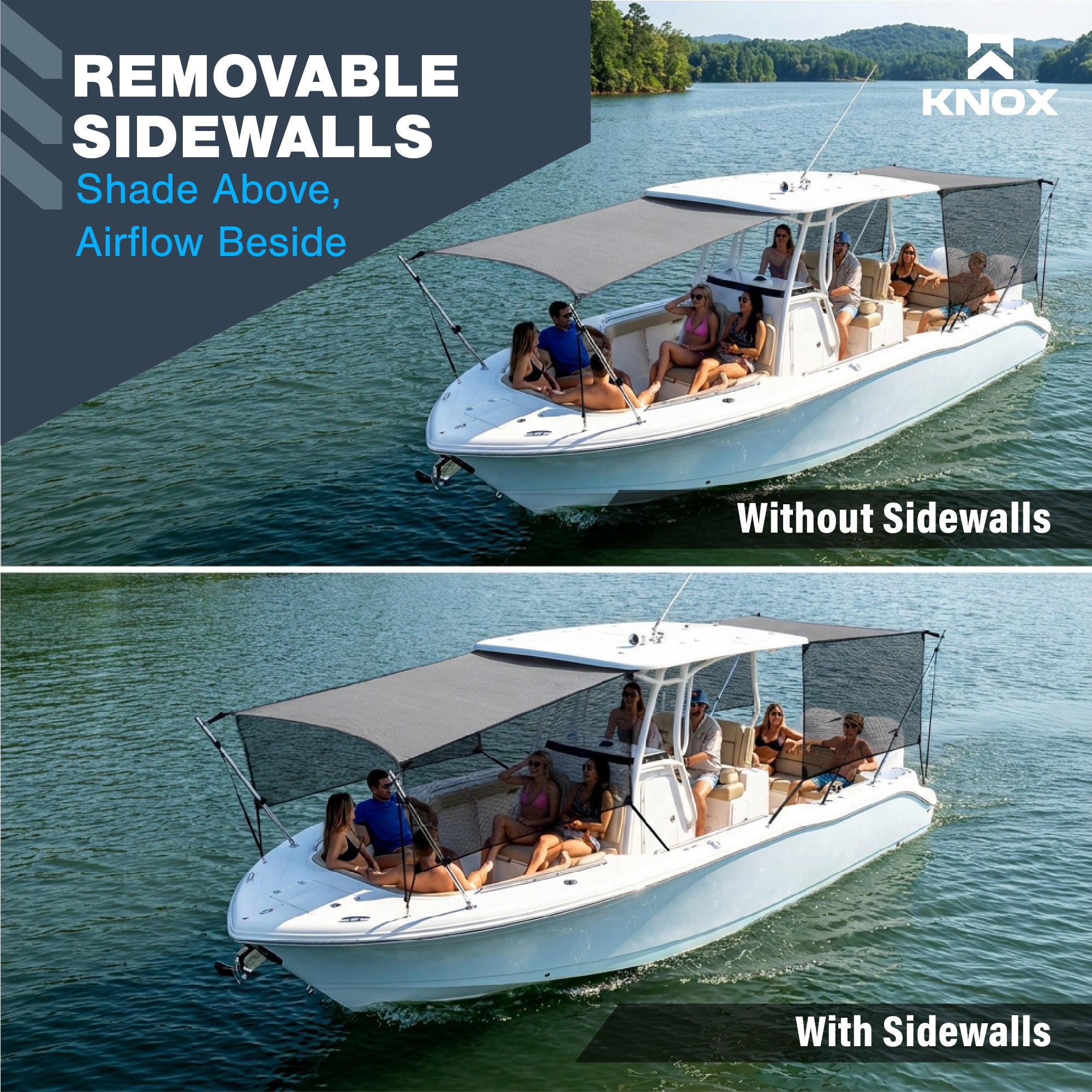 Knox T-Top Extension and Sidewall Combo