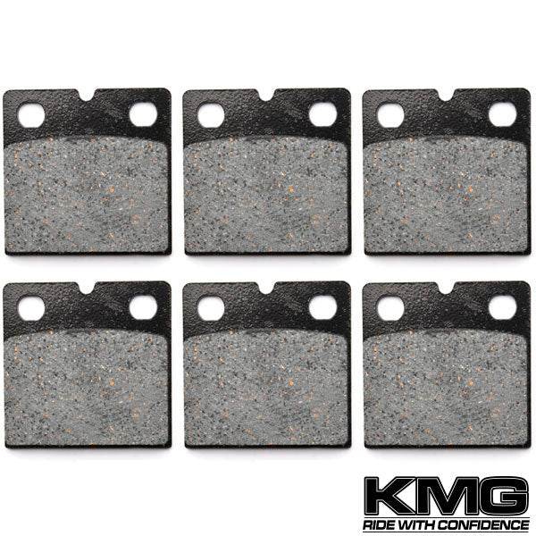 1985-1988 Triumph T 140 Bonneville Front + Rear Non-Metallic Organic NAO Brake Pads