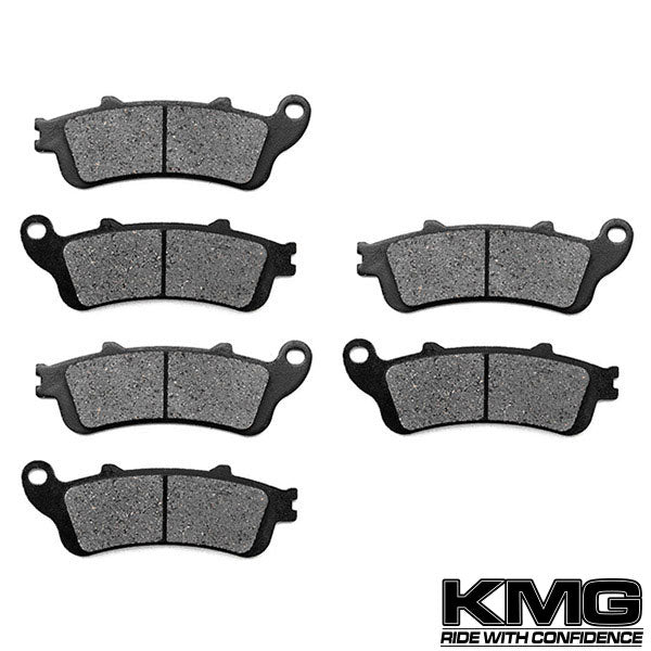 1996-2002 Honda ST 1100 A ABS Model Front + Rear Non-Metallic Organic NAO Brake Pads Set
