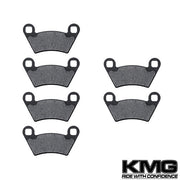 Polaris PPS UTV 4X6 Series 10 Front + Rear Non-Metallic Organic NAO Brake Pads Set