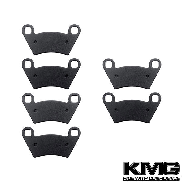 Polaris PPS UTV 4X6 Series 10 Front + Rear Non-Metallic Organic NAO Brake Pads Set
