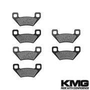 2005-2009 Arctic Cat 500 Auto Front + Rear Non-Metallic Organic NAO Brake Pads Set