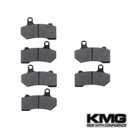 2005-2008 Harley VRSCD Night Rod Front + Rear Non-Metallic Organic NAO Brake Pads Set