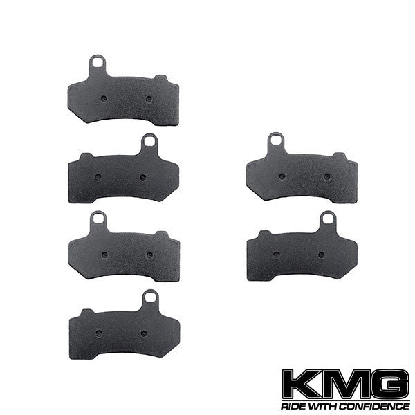 2005-2008 Harley VRSCD Night Rod Front + Rear Non-Metallic Organic NAO Brake Pads Set