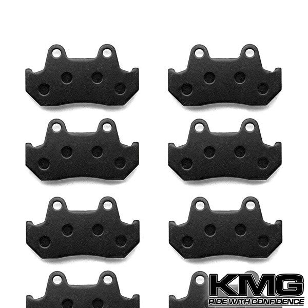 1983 Honda CX 650T Turbo Front + Rear Non-Metallic Organic NAO Brake Pads Set