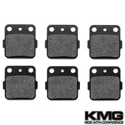 2001-2008 Honda TRX 400 EX Sportrax Front + Rear Non-Metallic Organic NAO Brake Pads Set