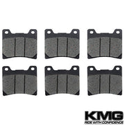 1983-1985 Yamaha XVZ 12 Venture Royale Front + Rear Non-Metallic Organic NAO Brake Pads Set