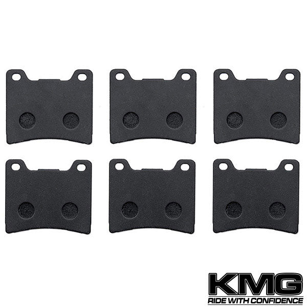 1983-1985 Yamaha XVZ 12 Venture Royale Front + Rear Non-Metallic Organic NAO Brake Pads Set