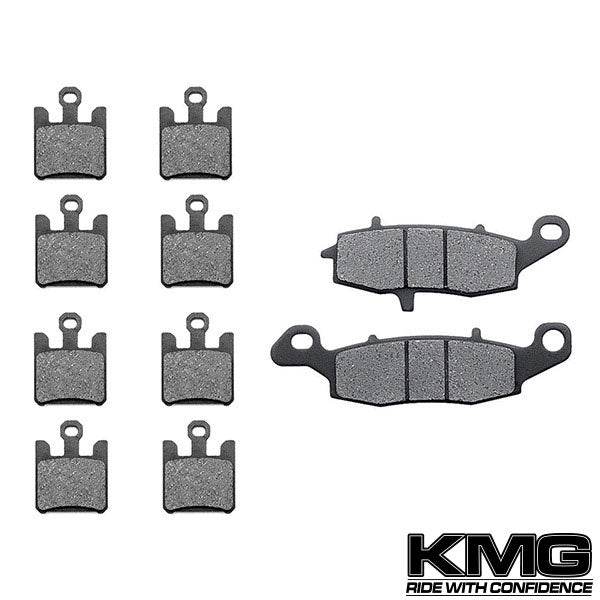 2005 Suzuki Boulevard M95 VZ 1600 K5 Front + Rear Non-Metallic Organic NAO Brake Pads Set