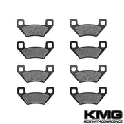 2006 Polaris 300 Hawkeye 2X4 Front + Rear Non-Metallic Organic NAO Brake Pads Set
