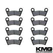2009 Polaris 500 XP Sportsman Front + Rear Non-Metallic Organic NAO Brake Pads Set