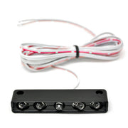 Universal White LED License Plate Tag Bracket Light