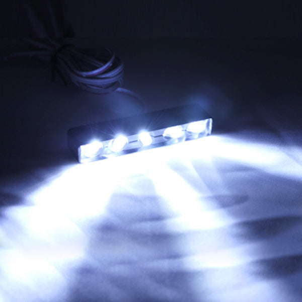 Universal White LED License Plate Tag Bracket Light