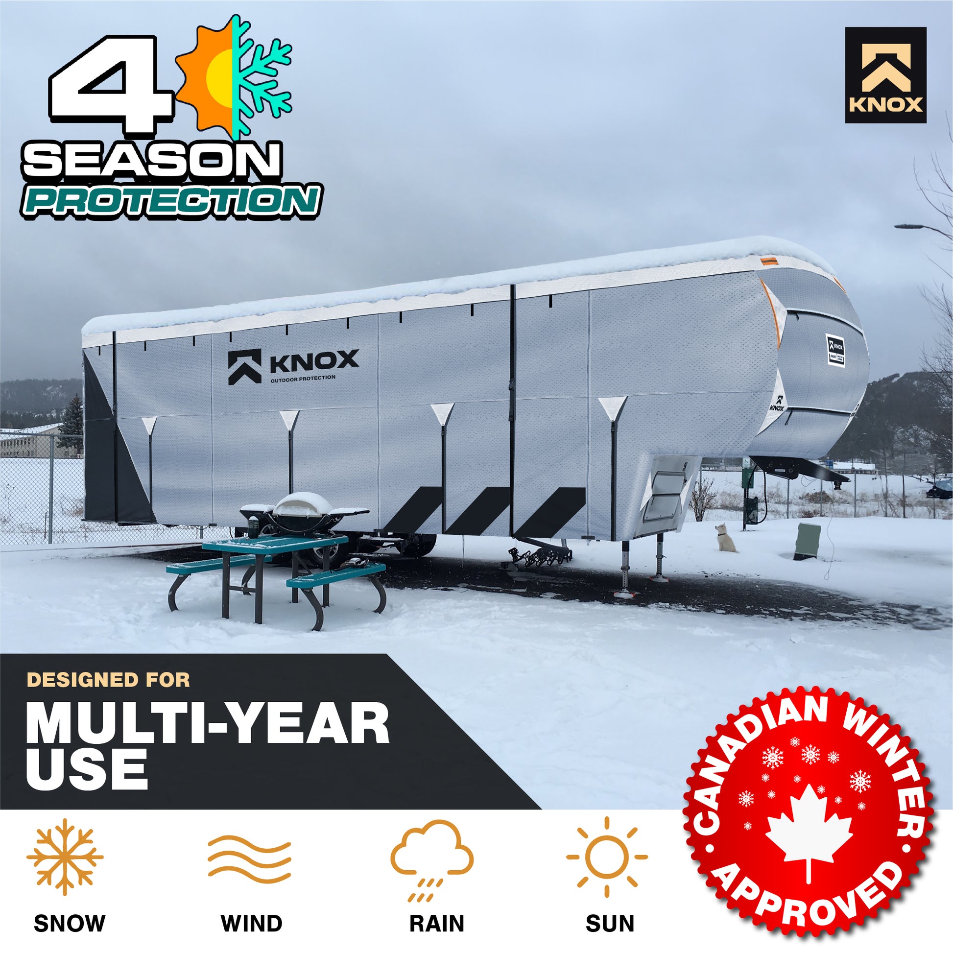 KNOX RV Cover 2nd Gen Fifth Wheel – KapscoMoto