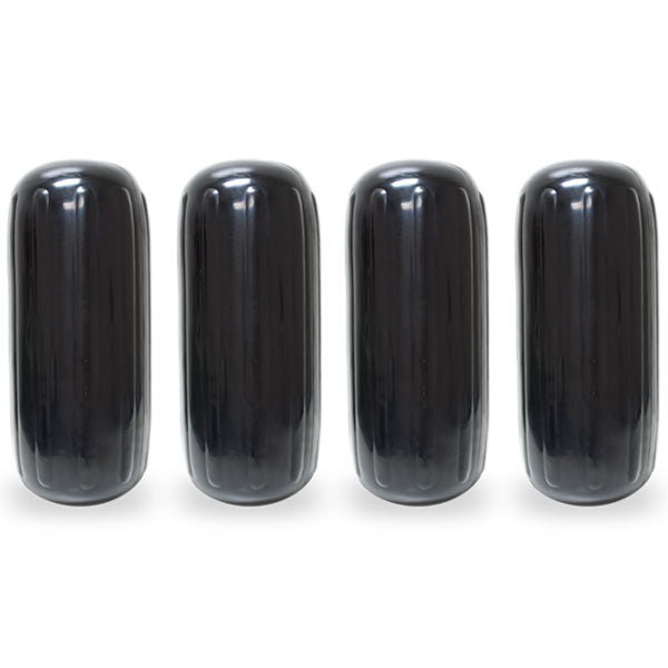 North East Harbor Inflatable Ribbed Boat Fender, 4pcs