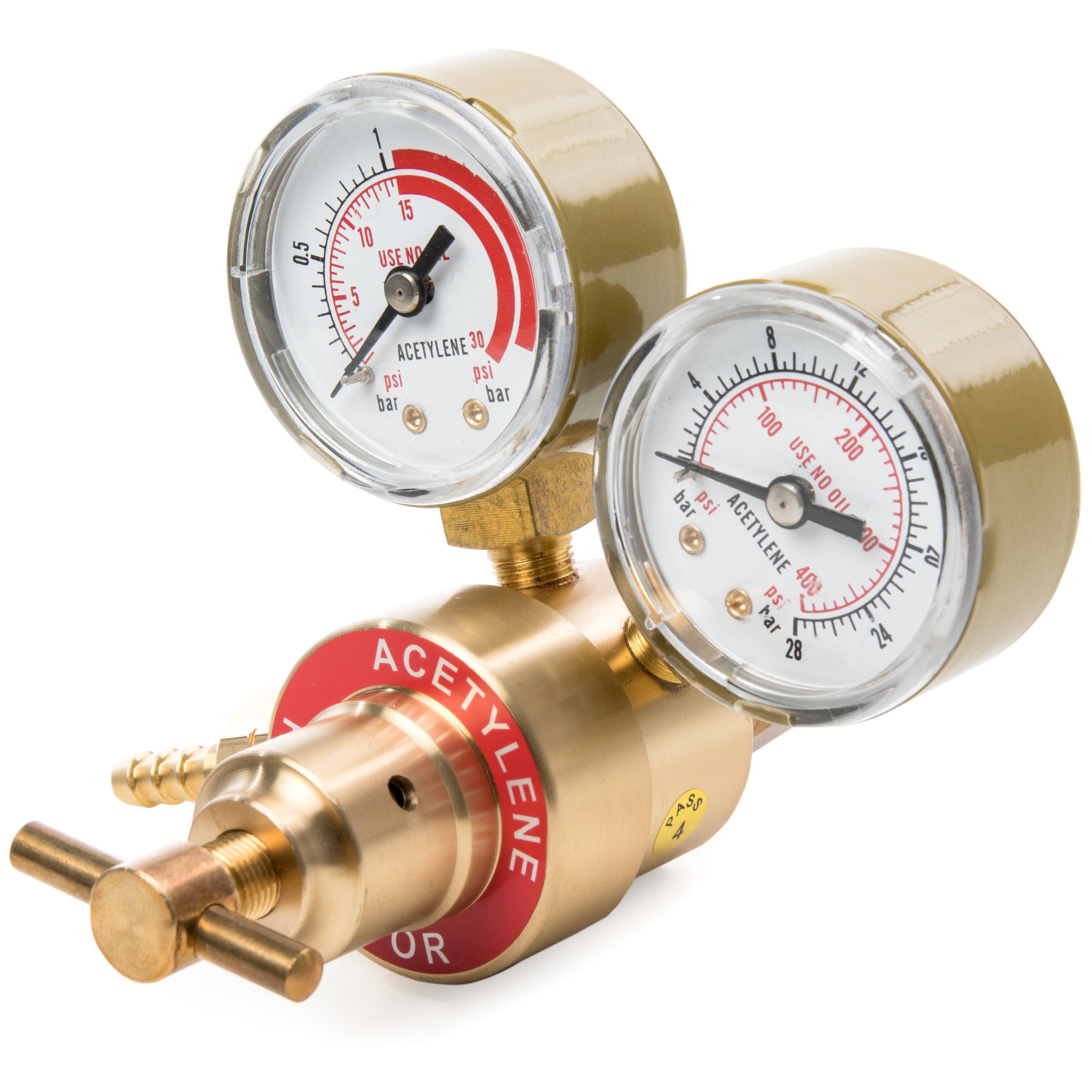 Dual Gauge Acetylene Solid Brass Regulator for Welding Victor Gas Torch Cutting