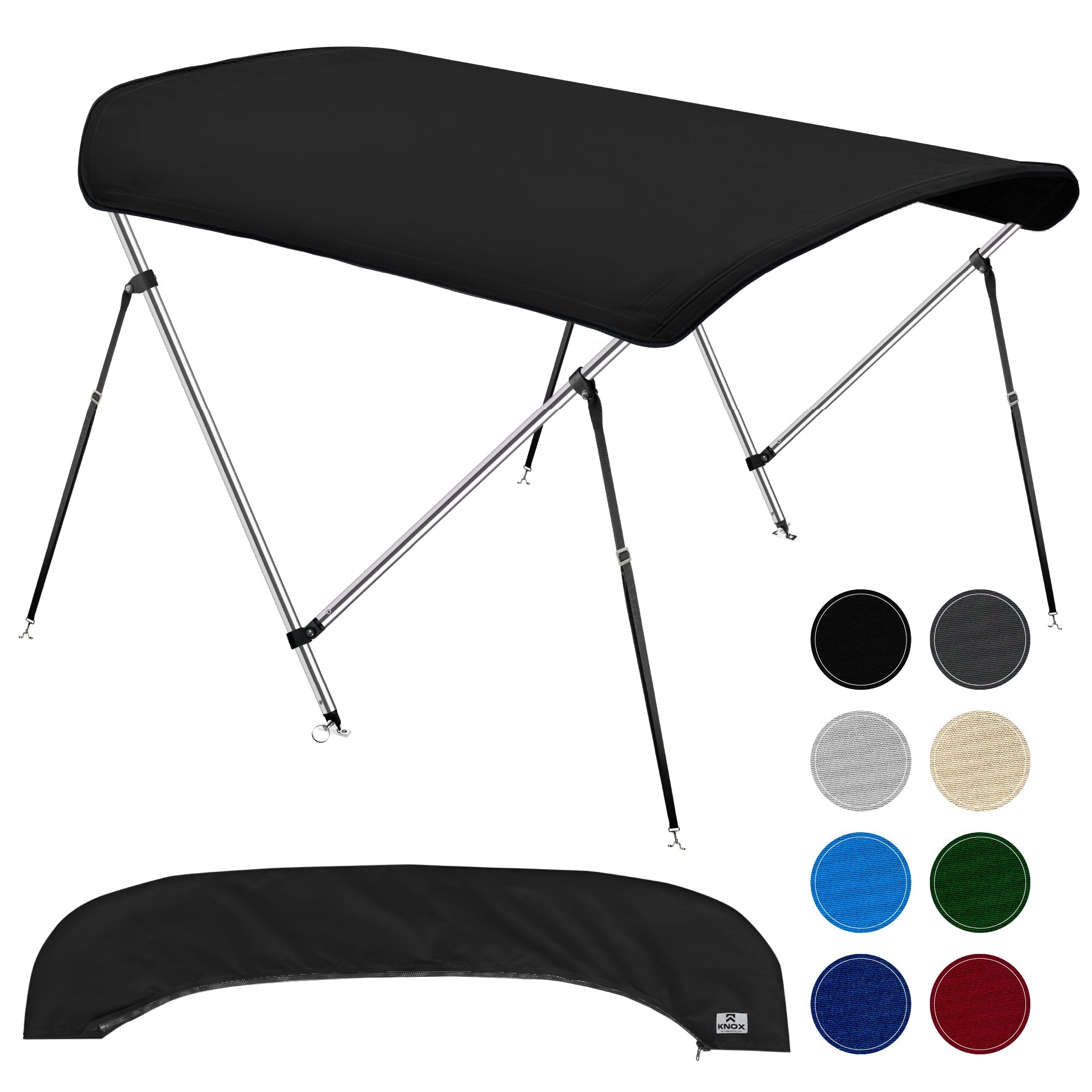 KNOX 2 Bow Bimini Tops for Boats