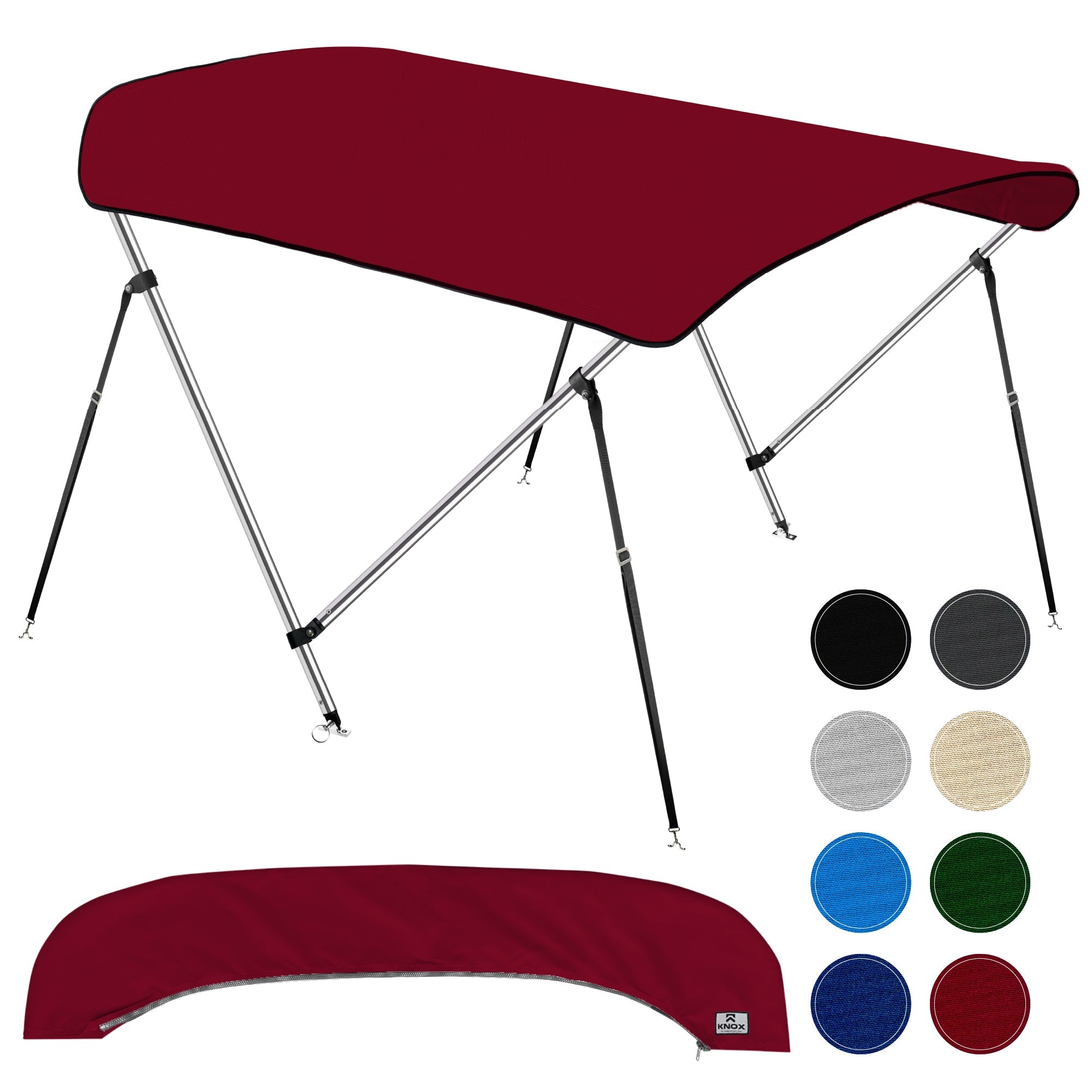 KNOX 2 Bow Bimini Tops for Boats