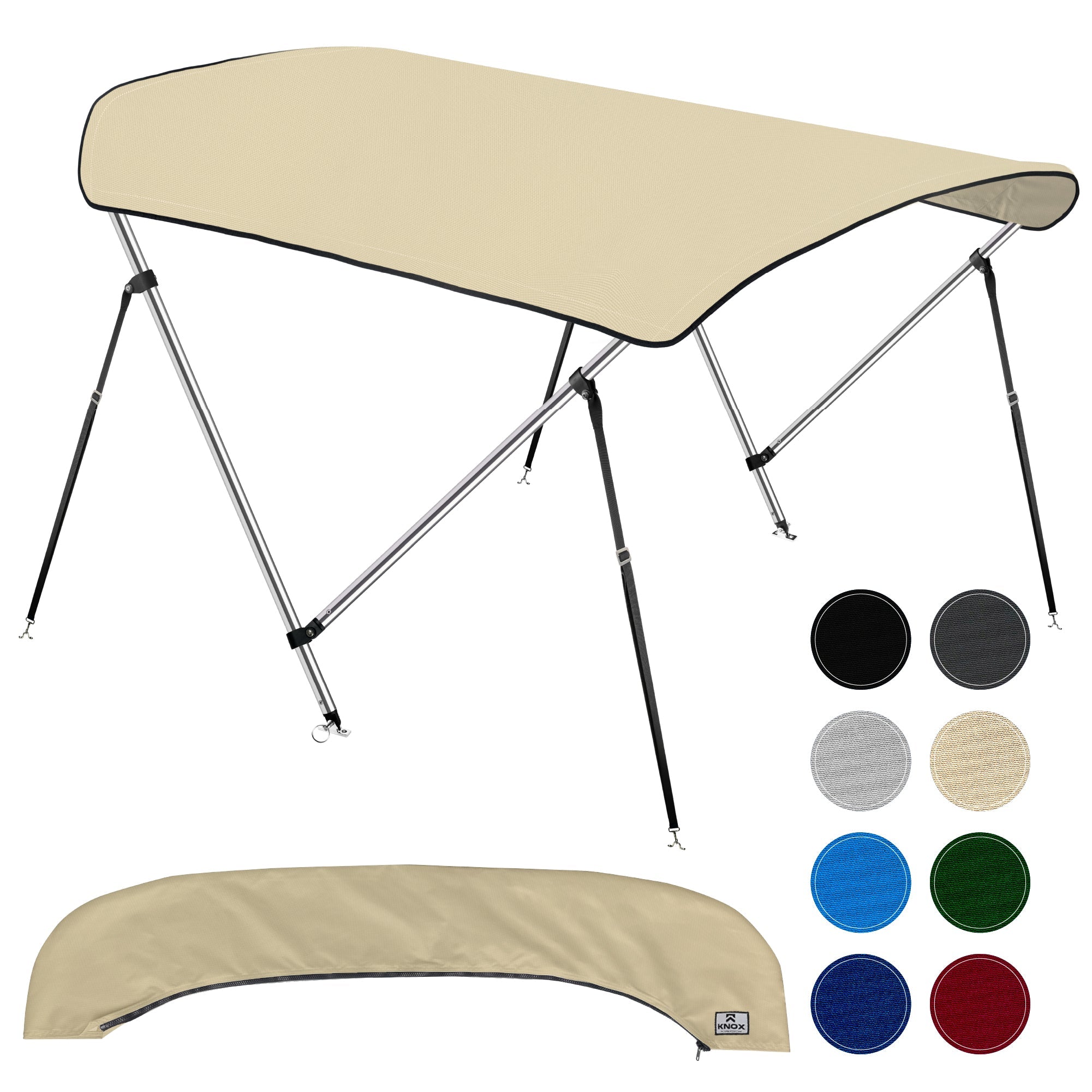 KNOX 2 Bow Bimini Tops for Boats