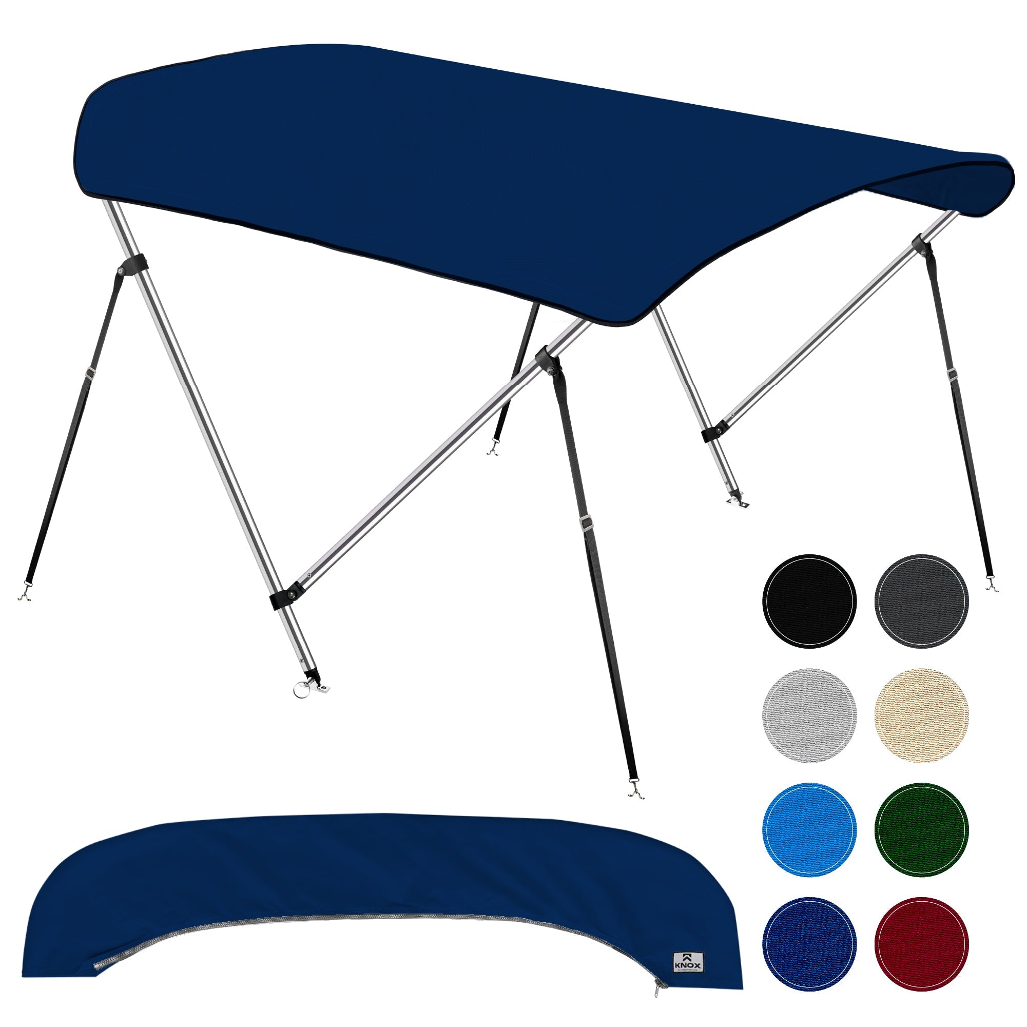 KNOX 2 Bow Bimini Tops for Boats