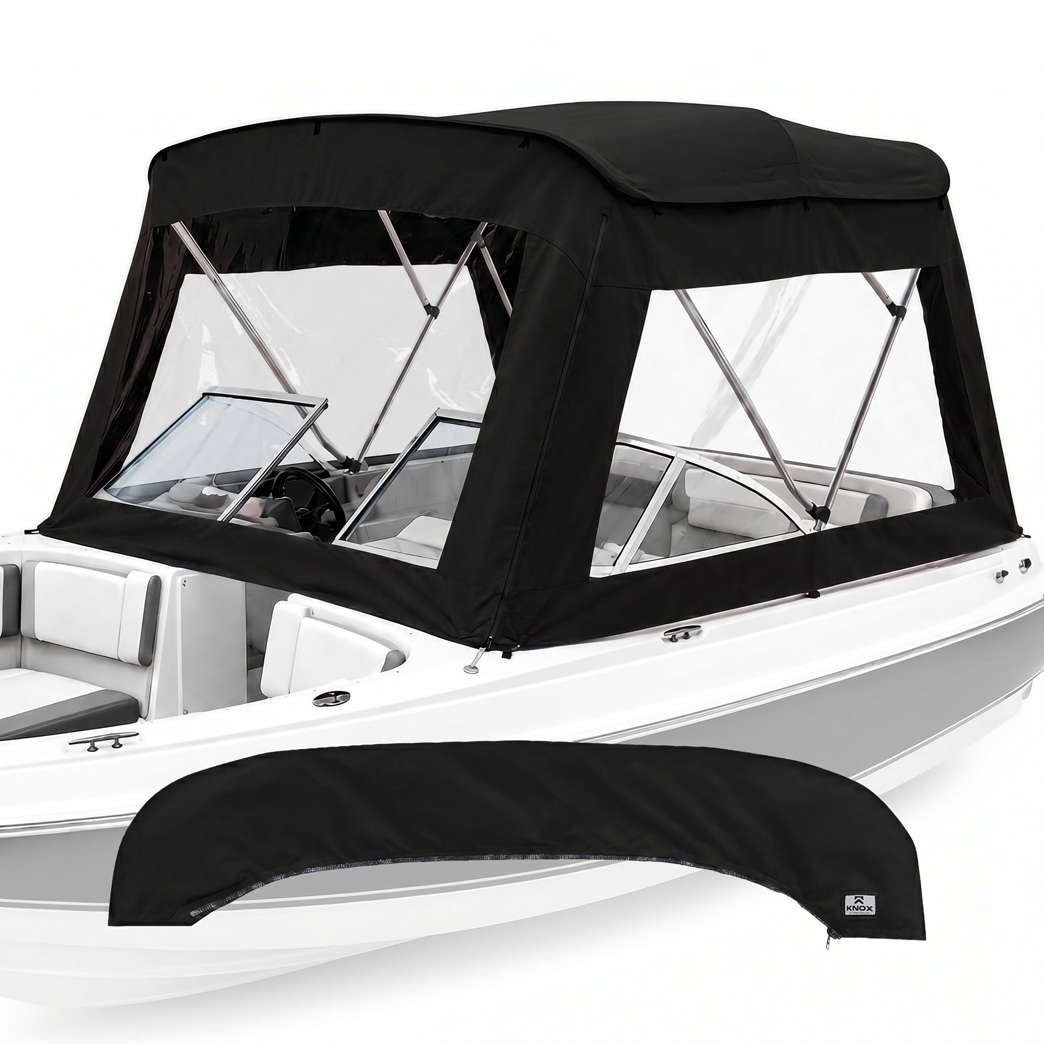 KNOX 3 Bow Bimini Enclosure with Frame Kit