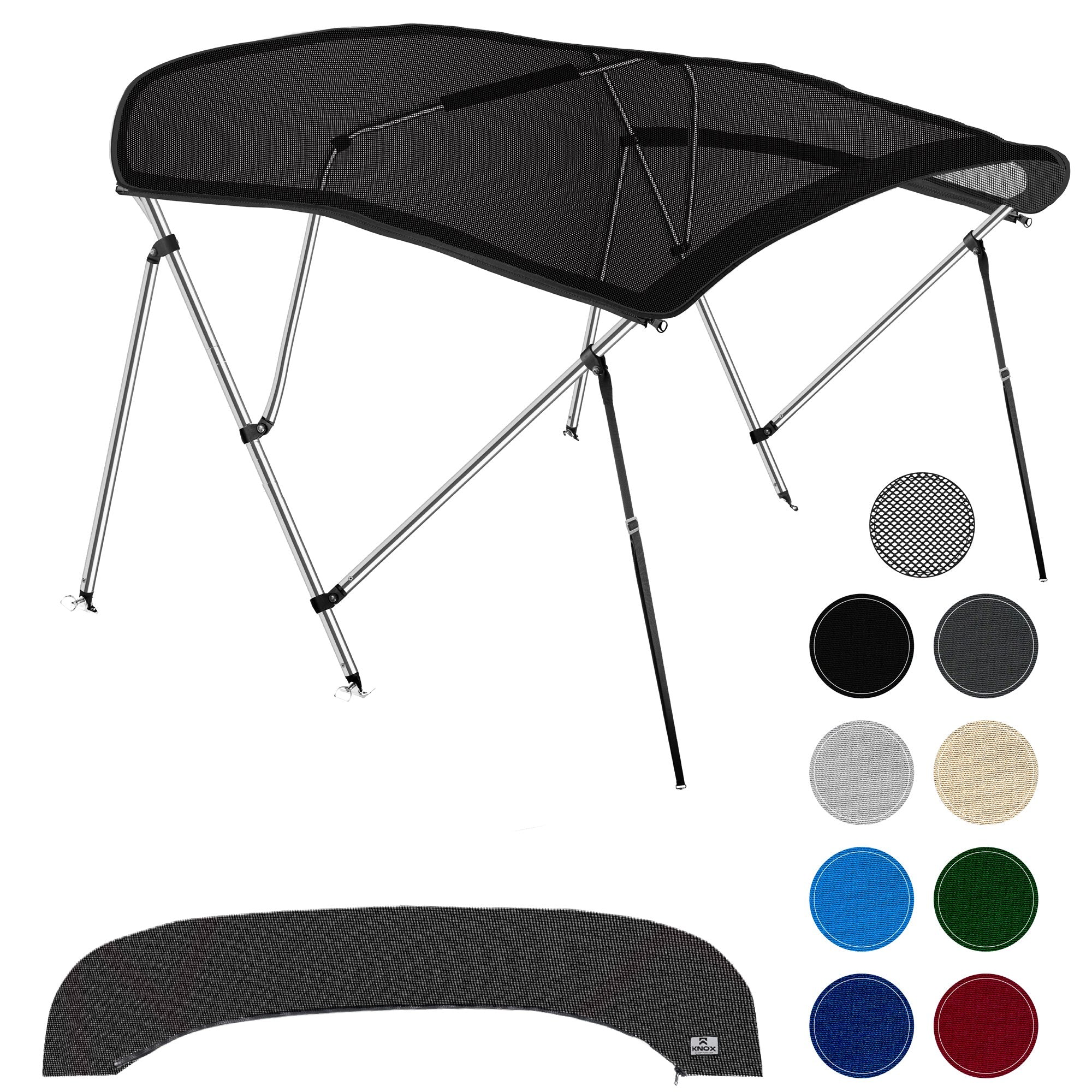 KNOX 4 Bow Mesh Bimini Tops