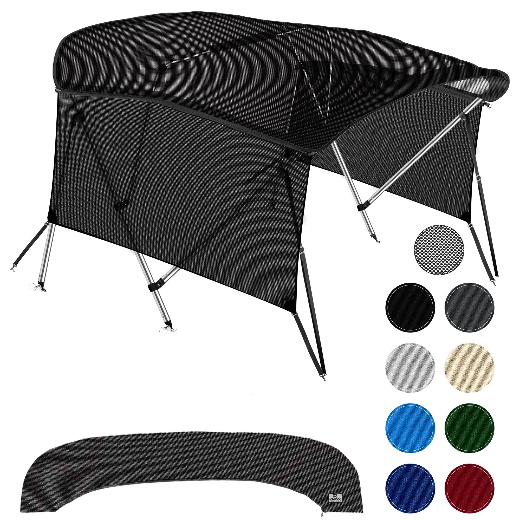 KNOX Universal 4 Bow Bimini Tops for Boats