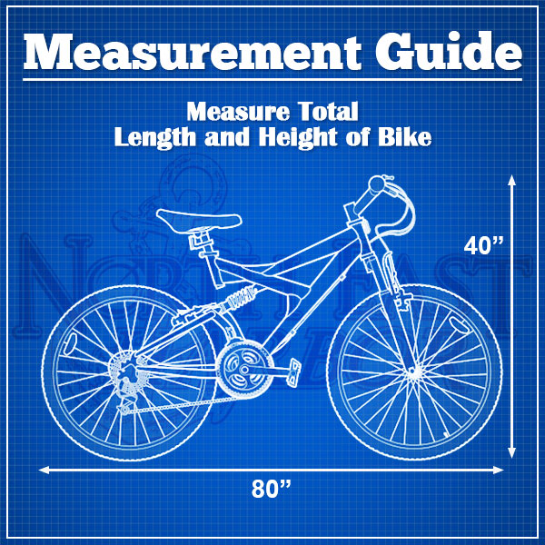 Deluxe Bike Rack Cover Hitch Mounted SUV Truck RV Hanging Racks, Covers 1 Full Size Bicycle (Or 2 Closely Mounted Bikes)