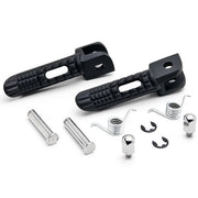 Black Front Foot Rest Pegs for Suzuki GSXR 600 / 750 / 1000 / Gladius / SFV650