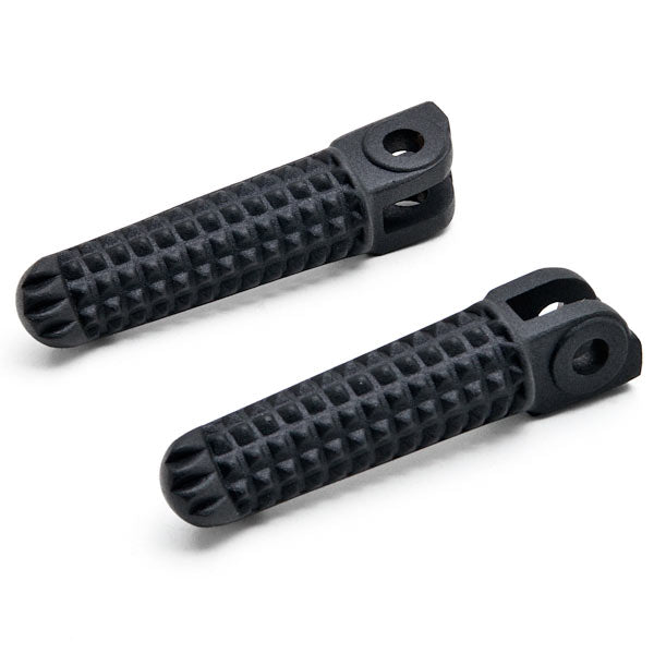 Black Front Foot Rest Pegs for Yamaha YZF R1 R6 R6S FZS 600 TDM 900 XJ Diversion
