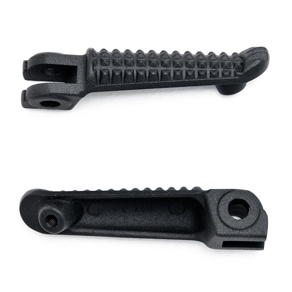 Black Front Foot Rest Pegs for Yamaha YZF R1 R6 R6S FZS 600 TDM 900 XJ Diversion