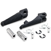 Black Front Foot Rest Pegs for Kawasaki Ninja ZX-6R ZX-10R ZX-9R 650R Z1000 Z750