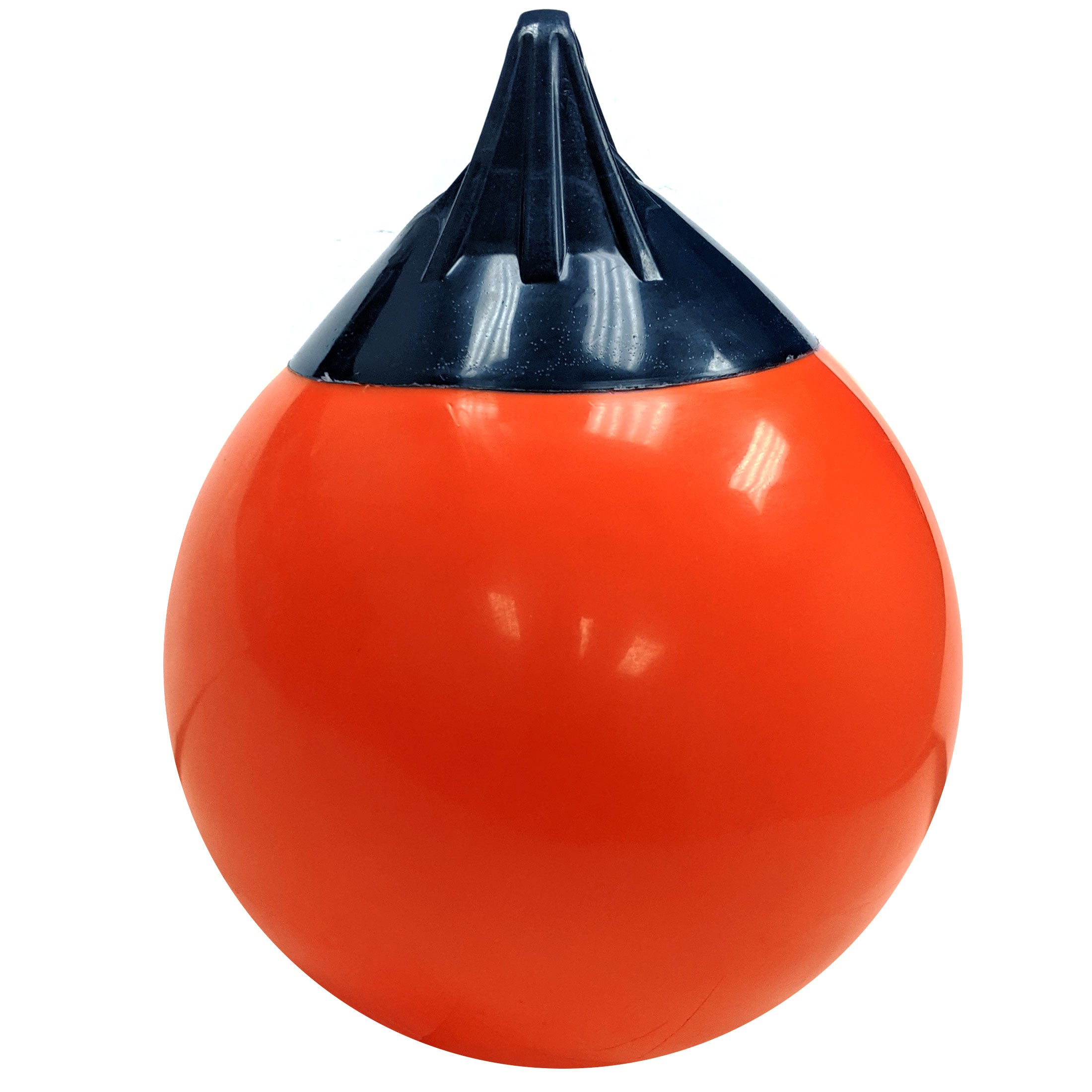 Heavy-Duty Vinyl Buoy Boat Fender- For Mooring, Anchoring, Marking - 8" Diameter
