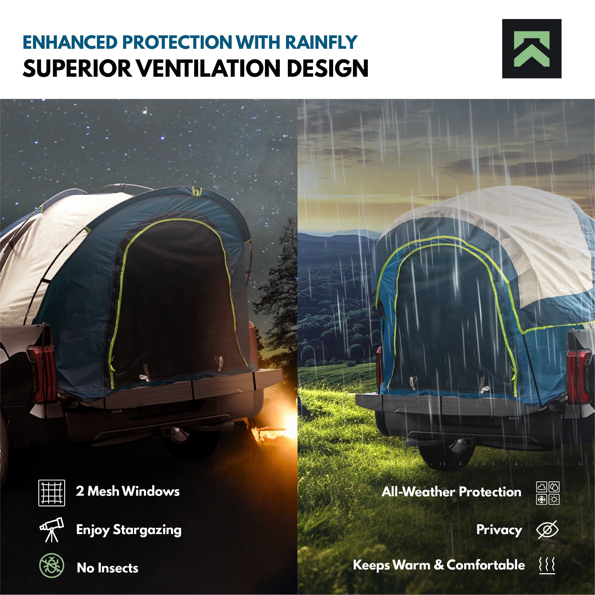 North East Harbor Truck Bed Tent – KapscoMoto