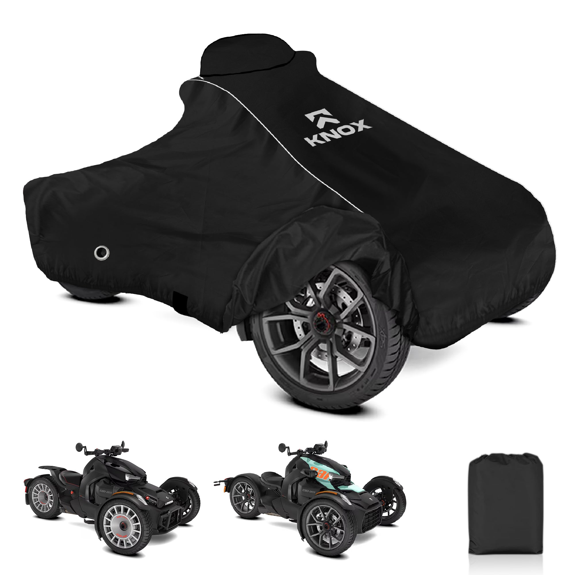 KNOX Universal Motorcycle Cover Compatible with Can-Am Ryker, Waterproof